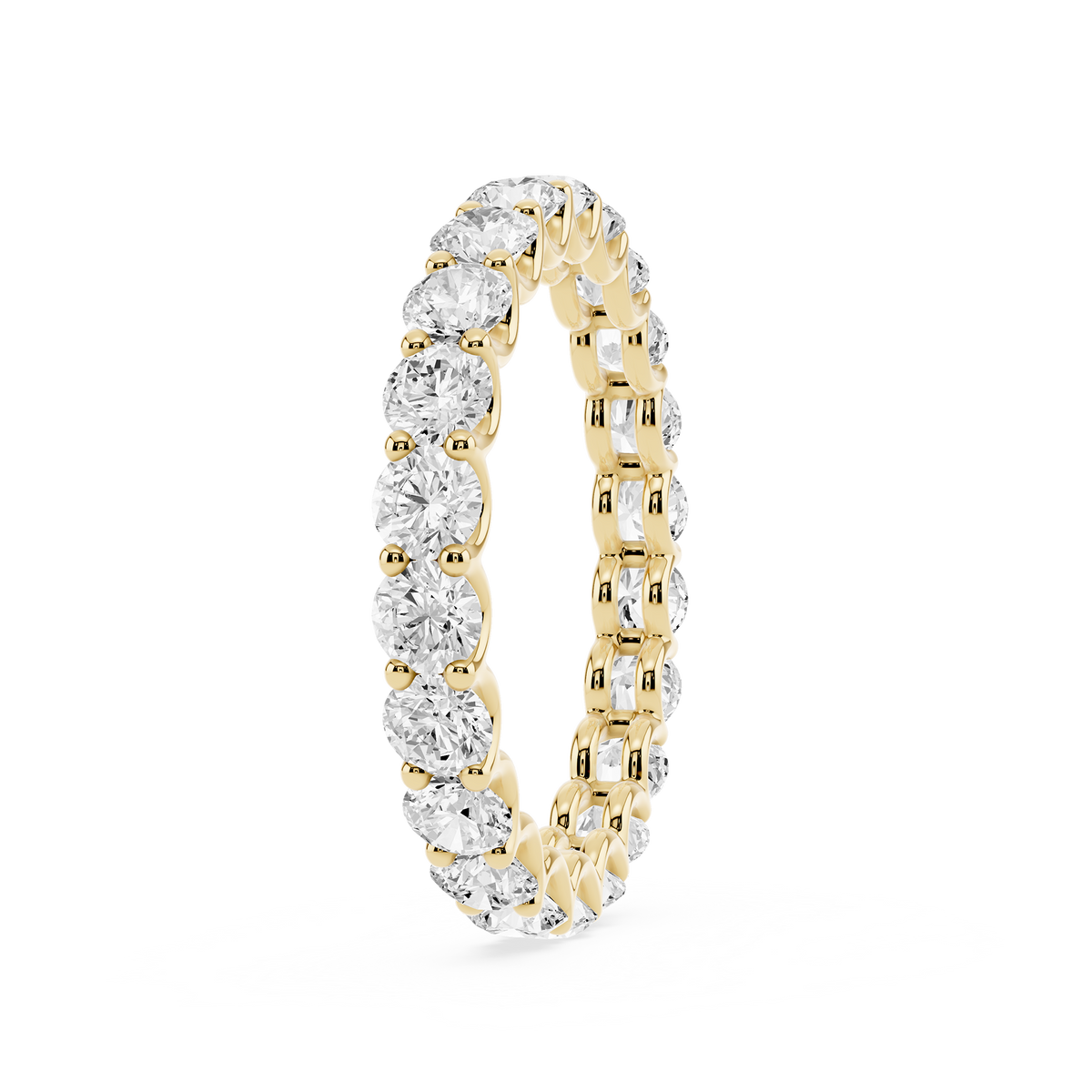Lovea Romy Eternity Ring Rundschliff – Gelbgold