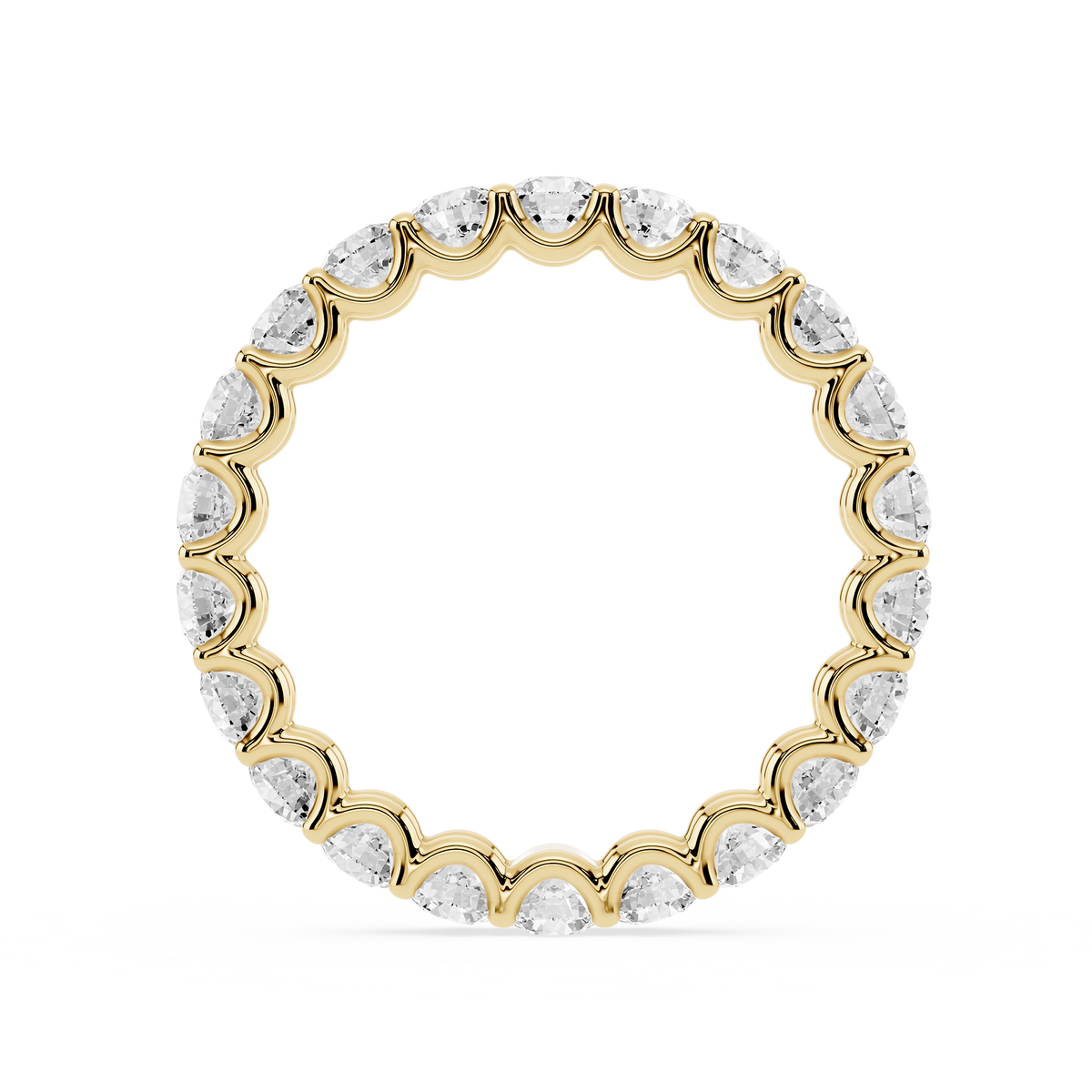 Lovea Romy Eternity Ring Rundschliff – Gelbgold
