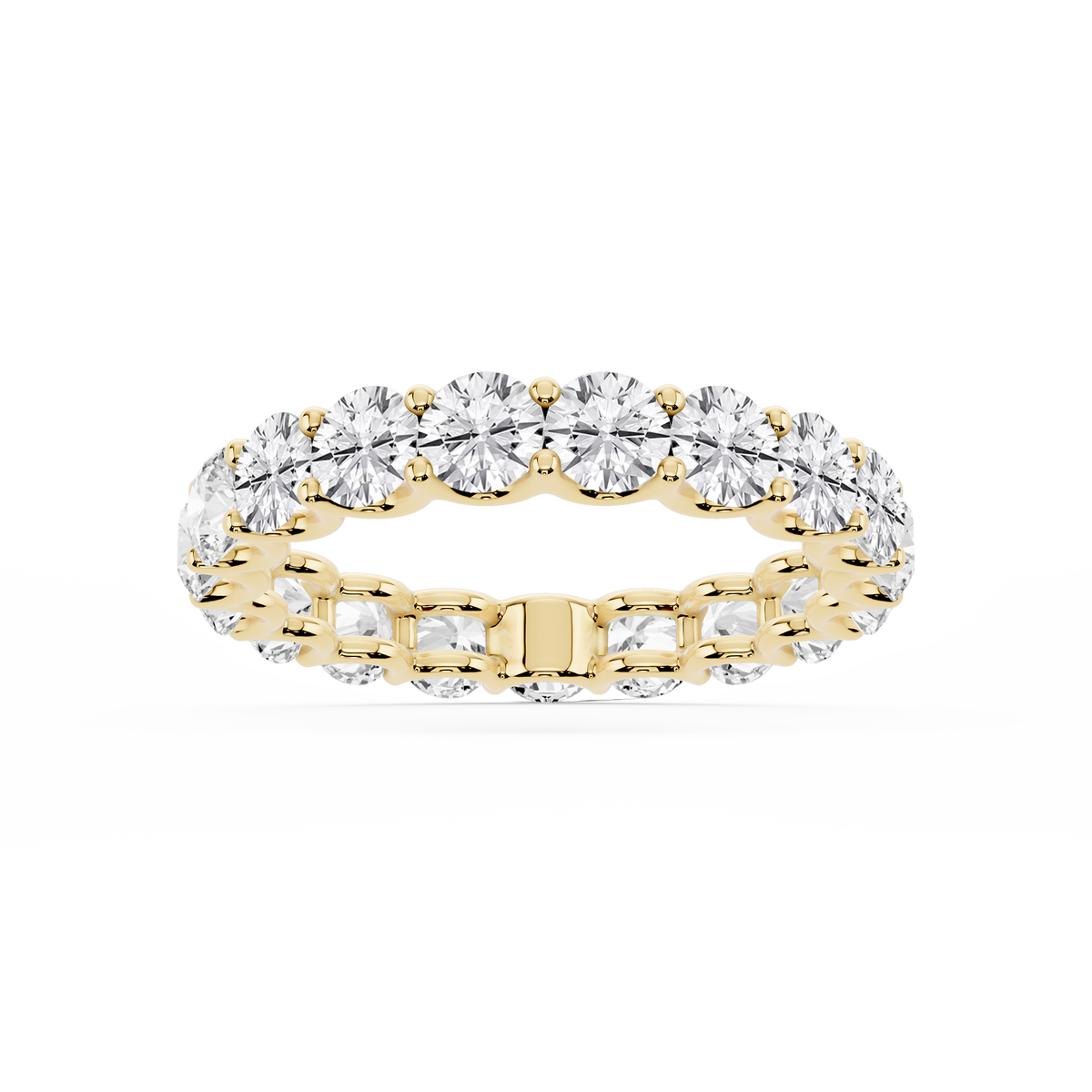 Lovea Romy Eternity Ring Rundschliff – Gelbgold