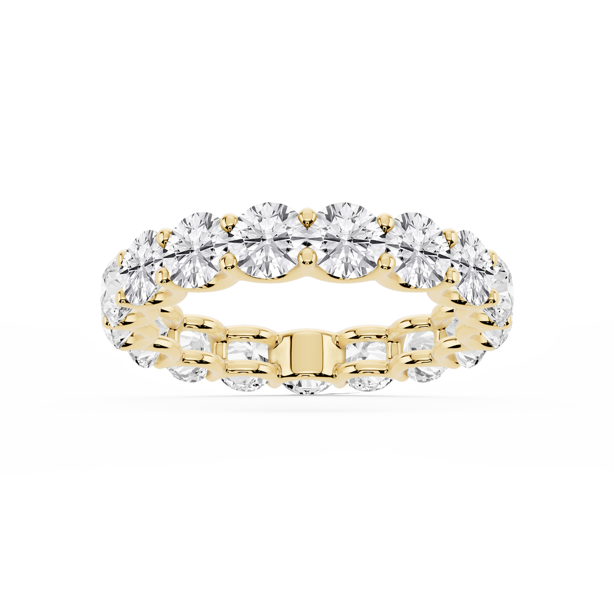 Lovea Romy Eternity Ring Rundschliff – Gelbgold