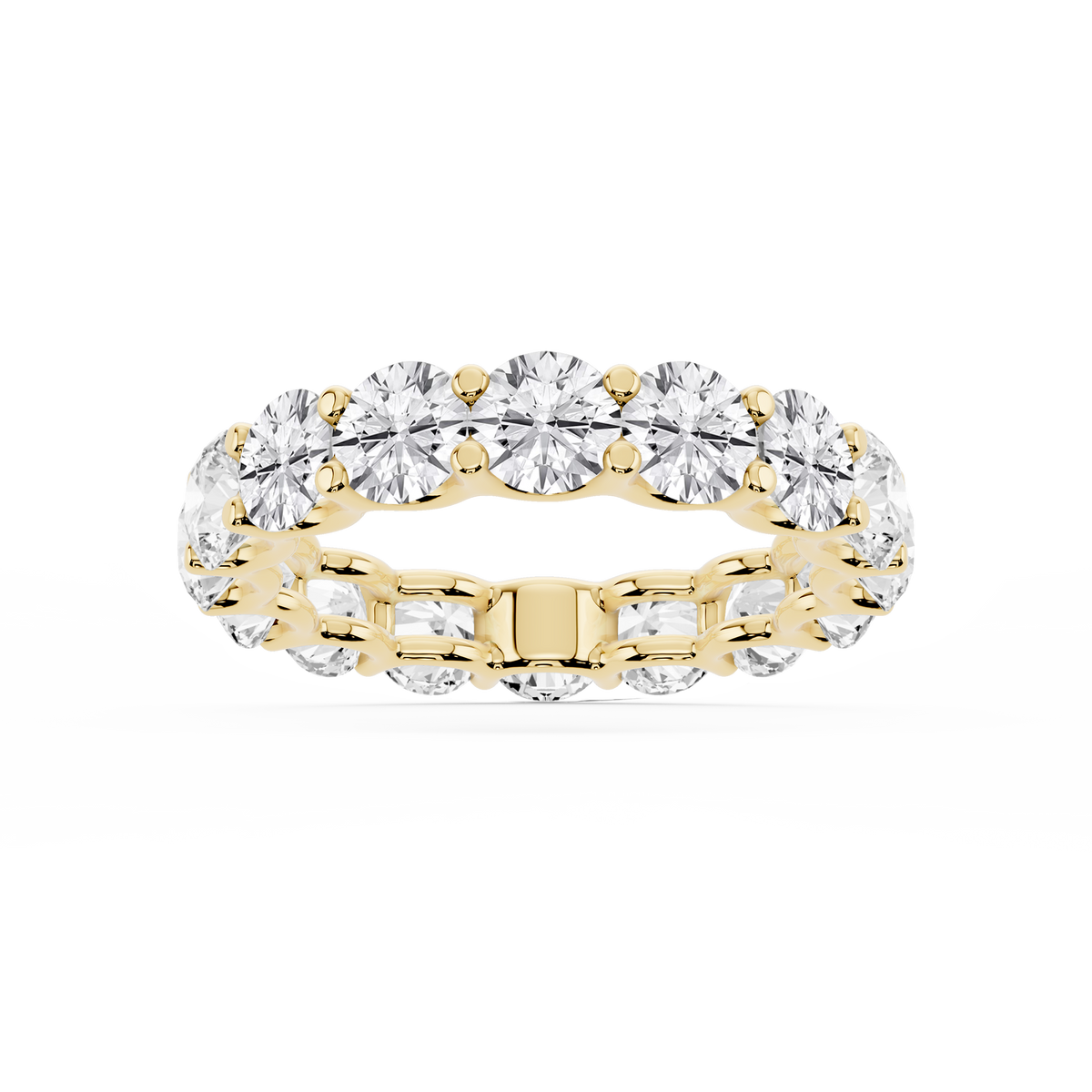 Lovea Romy Eternity Ring Rundschliff – Gelbgold