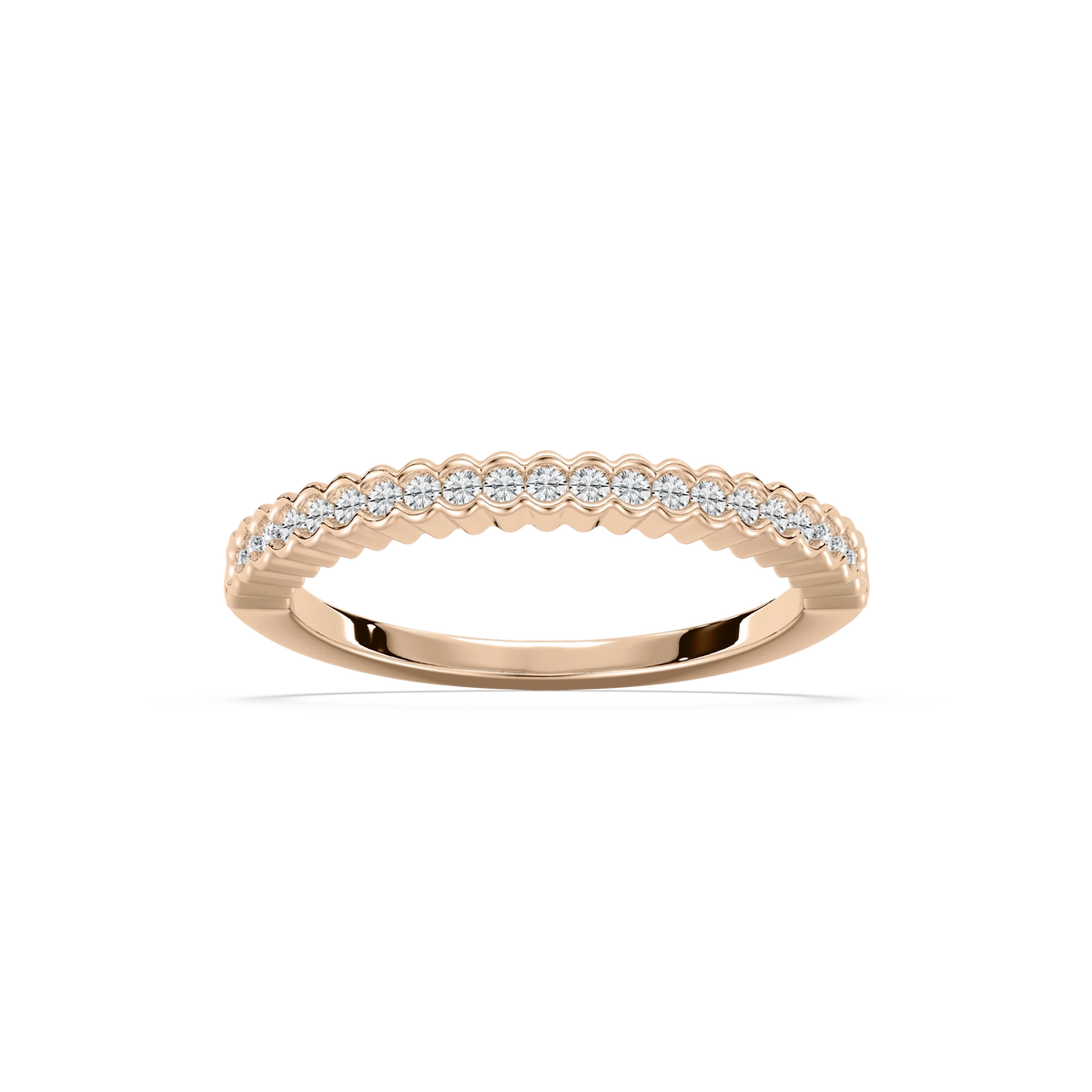 Lovea Rivka Vorsteckring – Halbzarge – Roségold