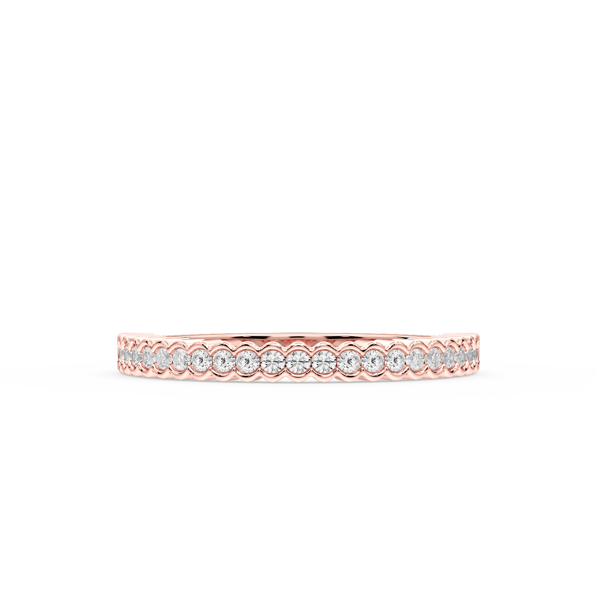 Lovea Rivka Vorsteckring – Halbzarge – Roségold