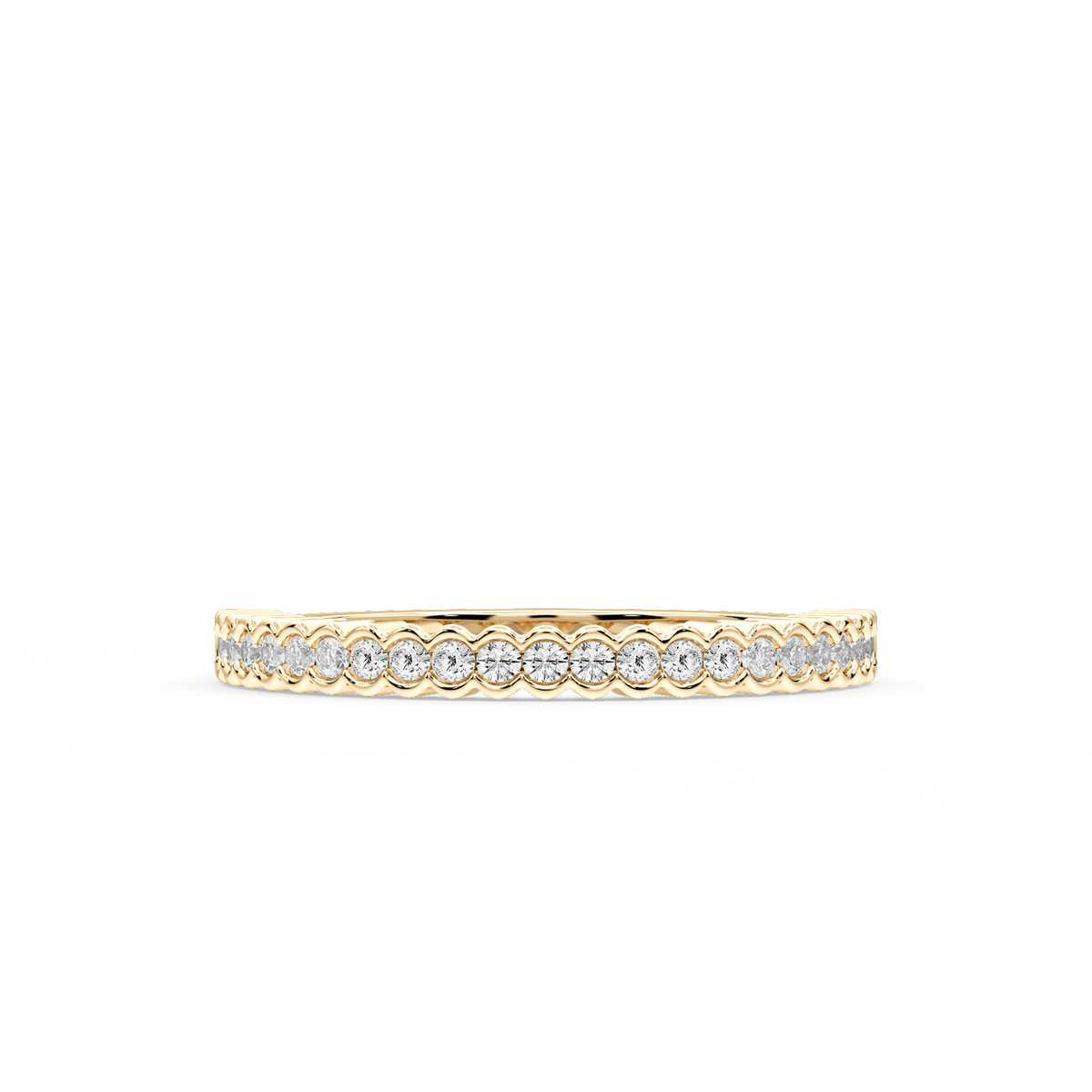Lovea Rivka Vorsteckring – Halbzarge – Gelbgold