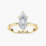 Lovea Clara Solitaire Verlobungsring Marquiseschliff – Gelbgold