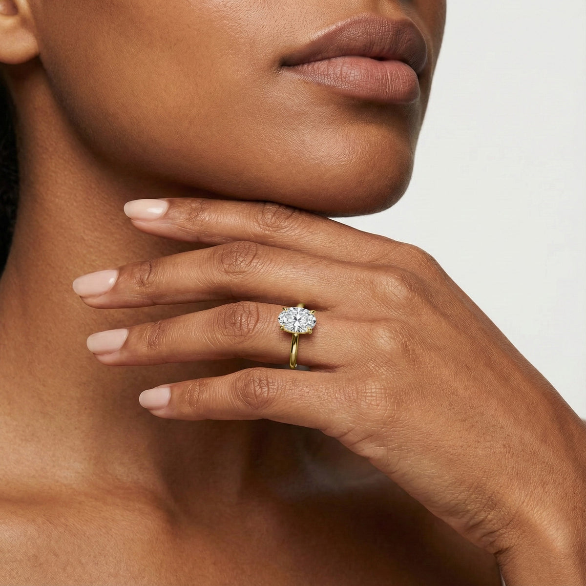 Clara Verlobungsring – Gelbgold