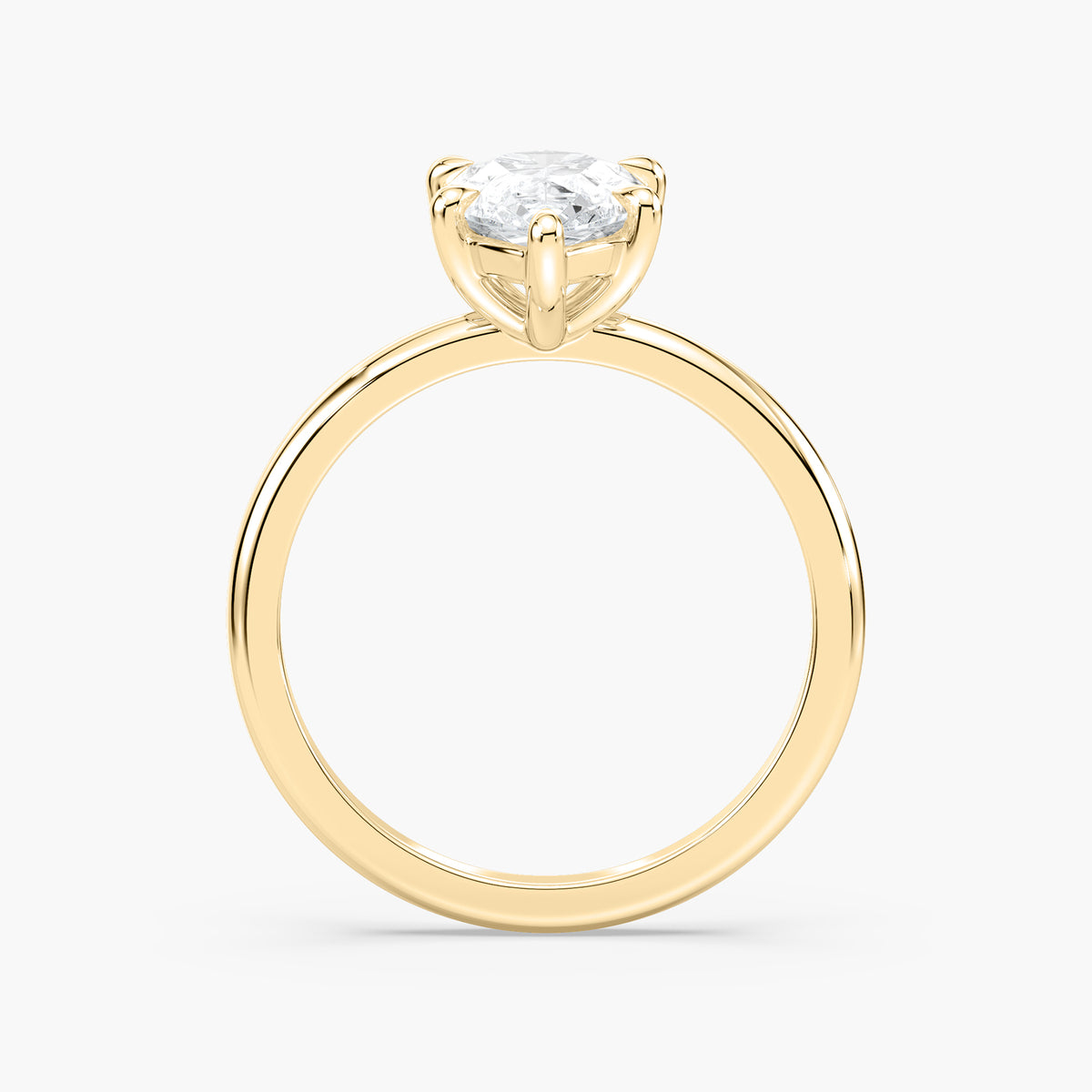 Clara Verlobungsring – Gelbgold