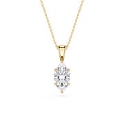 Lovea Mira Anhänger – Marquiseschliff – Gelbgold
