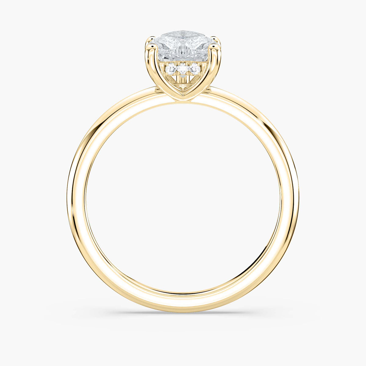 Greta Verlobungsring – Gelbgold