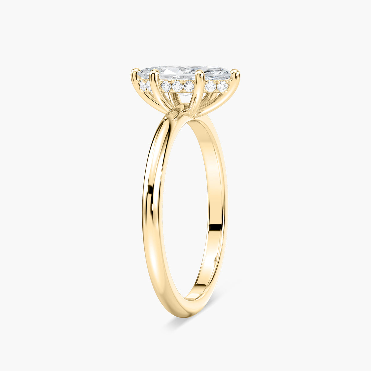 Greta Verlobungsring – Gelbgold