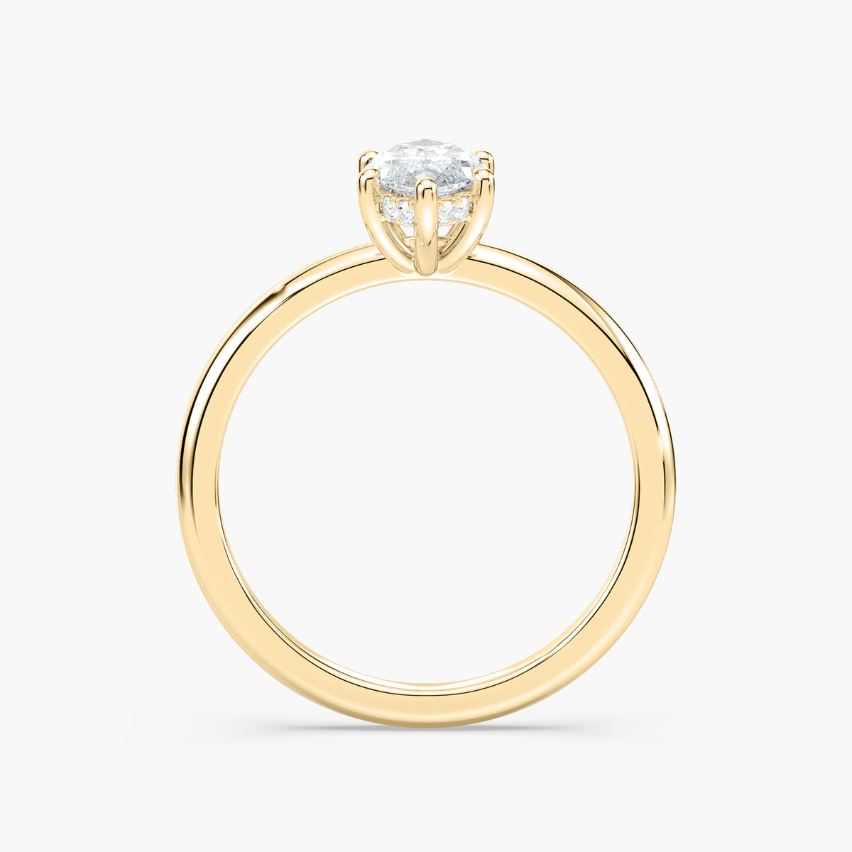 Greta Verlobungsring – Gelbgold