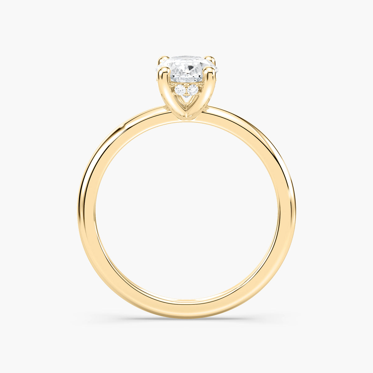 Greta Verlobungsring – Gelbgold