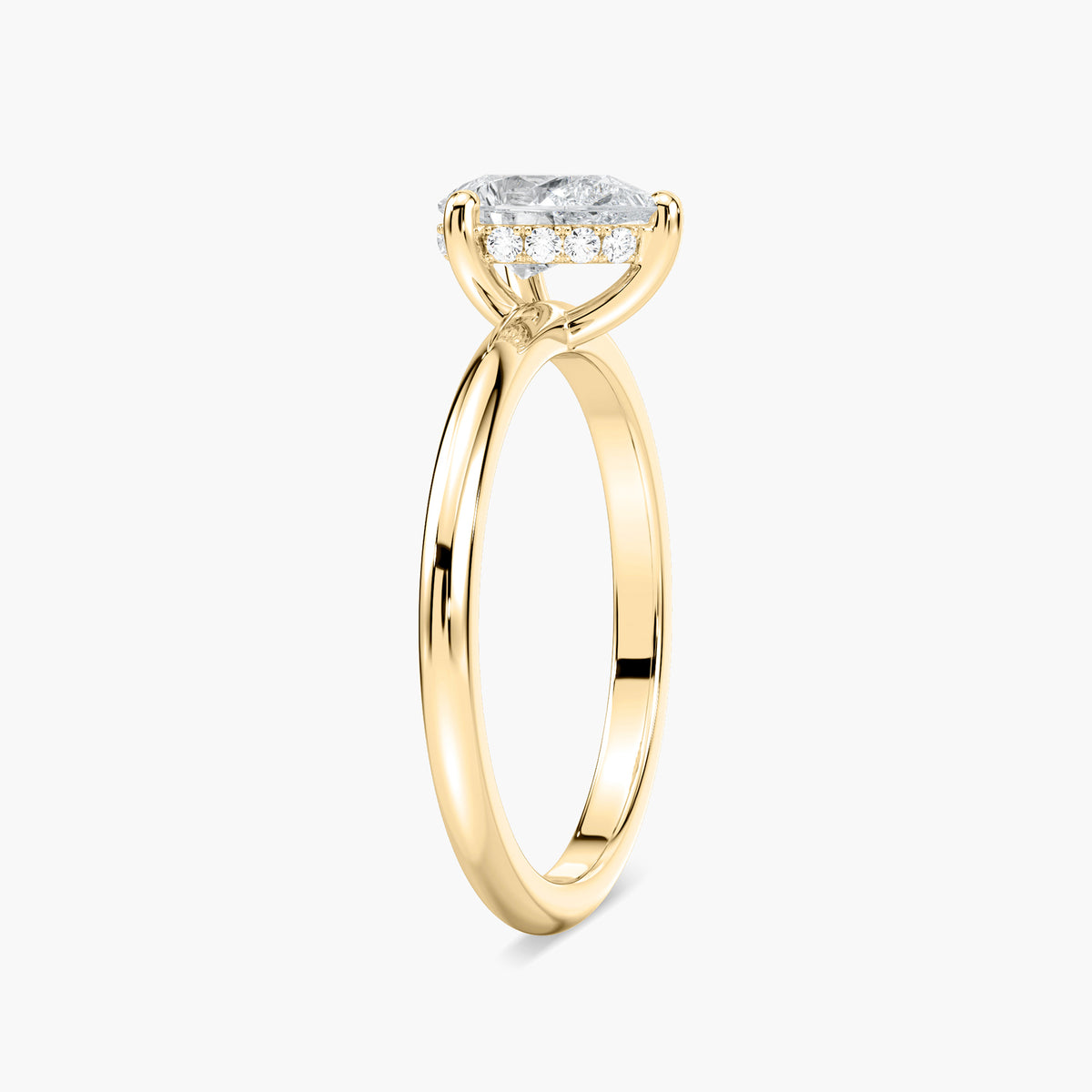 Greta Verlobungsring – Gelbgold