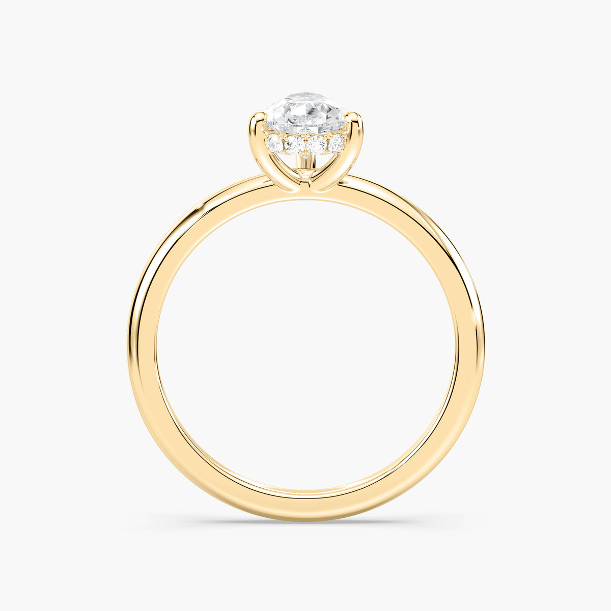 Greta Verlobungsring – Gelbgold