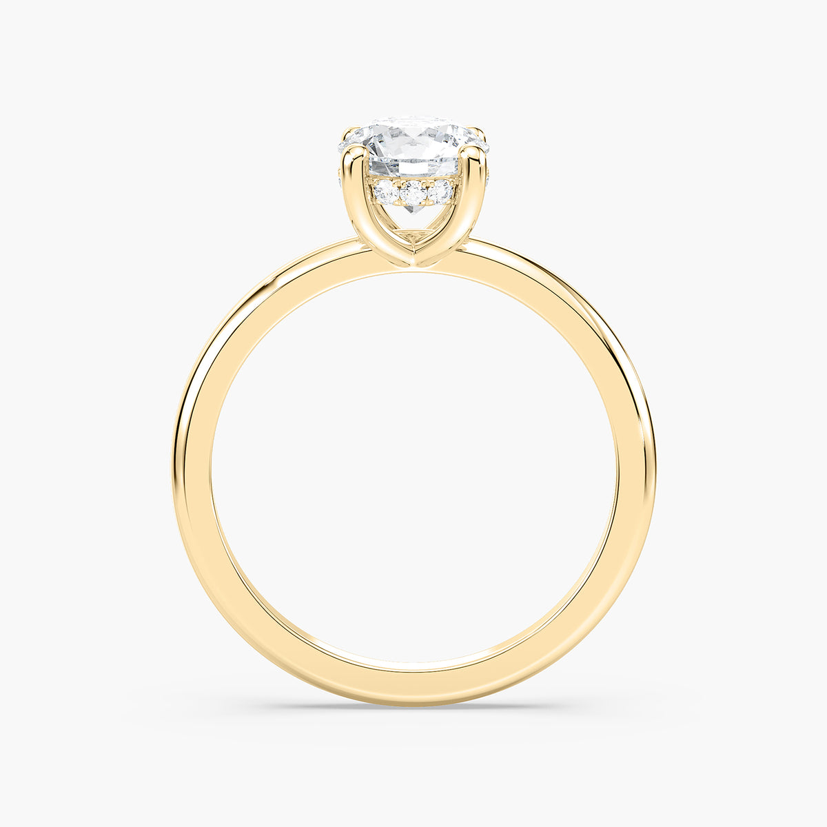 Greta Verlobungsring – Gelbgold