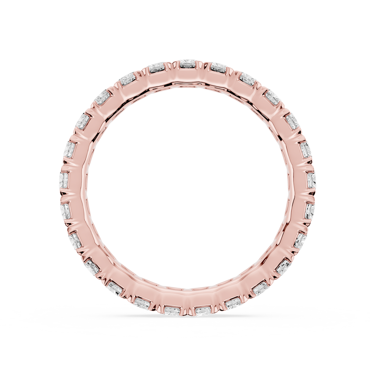 Lovea Mathilda Eternity Ring Kissenschliff – Roségold