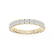 Lovea Mathilda Eternity Ring Kissenschliff – Gelbgold