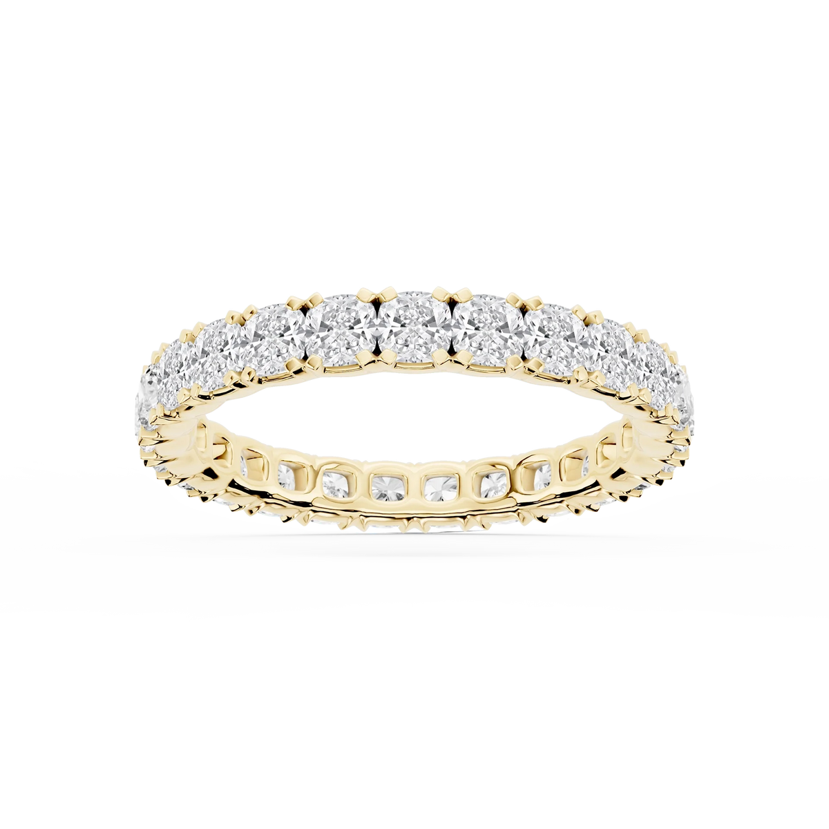 Lovea Mathilda Eternity Ring Kissenschliff – Gelbgold