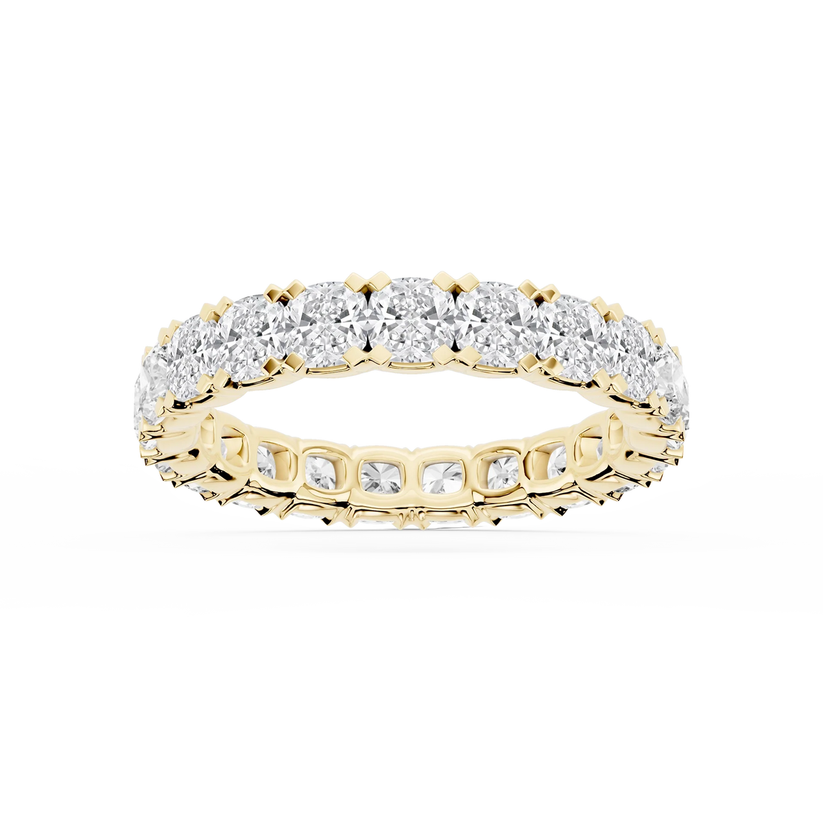Lovea Mathilda Eternity Ring Kissenschliff – Gelbgold
