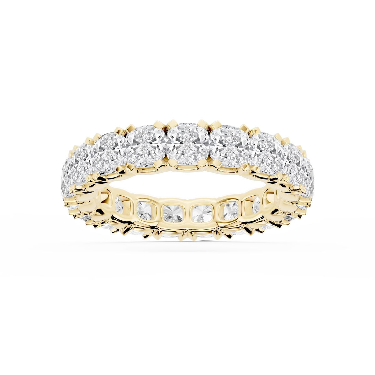 Lovea Mathilda Eternity Ring Kissenschliff – Gelbgold