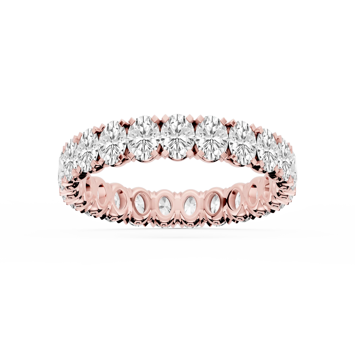 Lovea Mathilda Eternity Ring Ovalschliff – Roségold