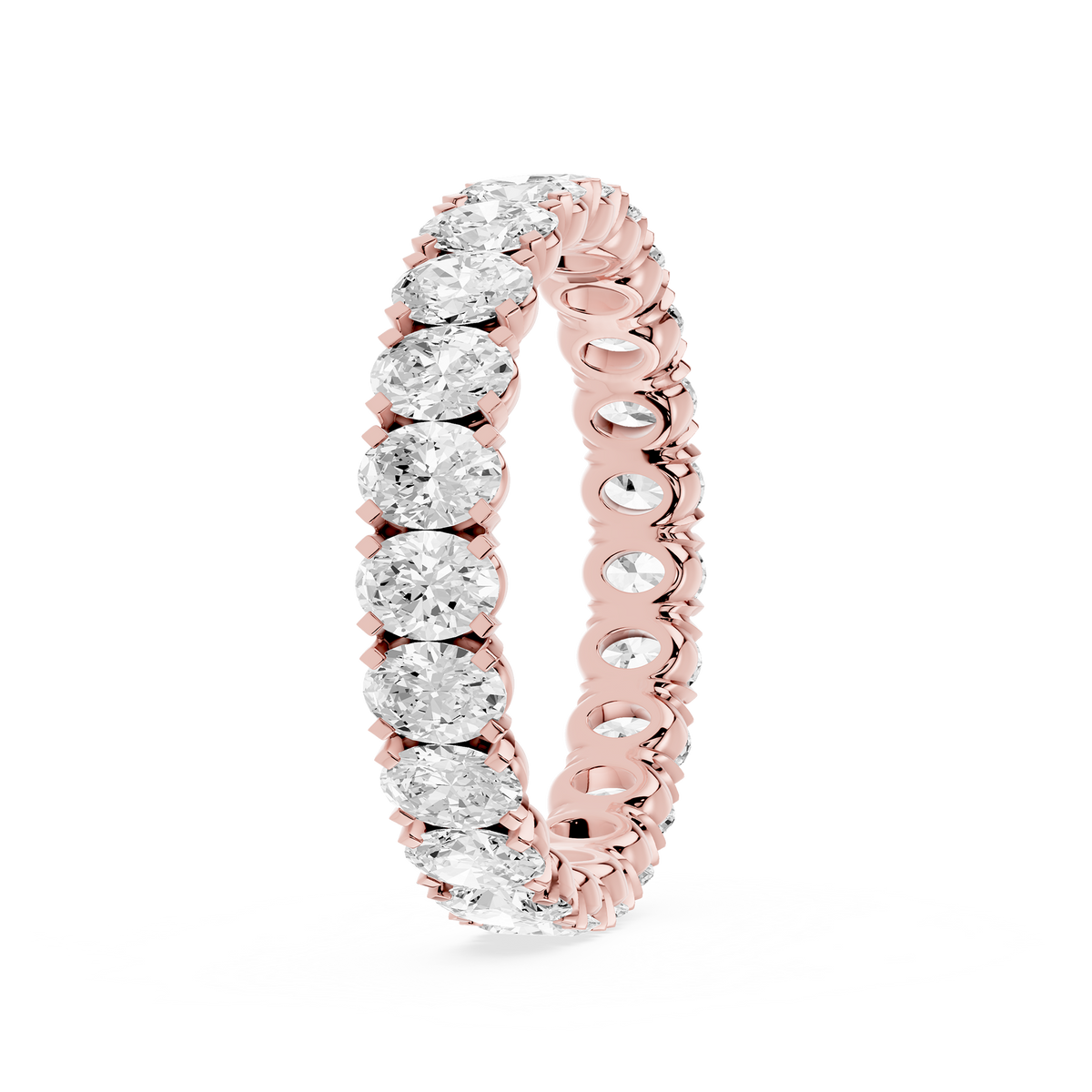 Lovea Mathilda Eternity Ring Ovalschliff – Roségold