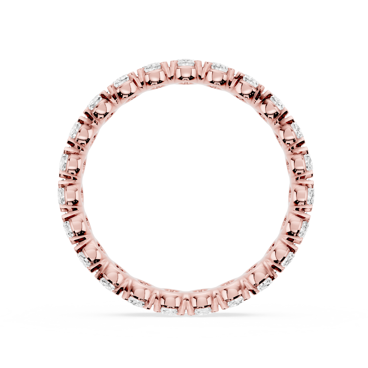 Lovea Mathilda Eternity Ring Ovalschliff – Roségold