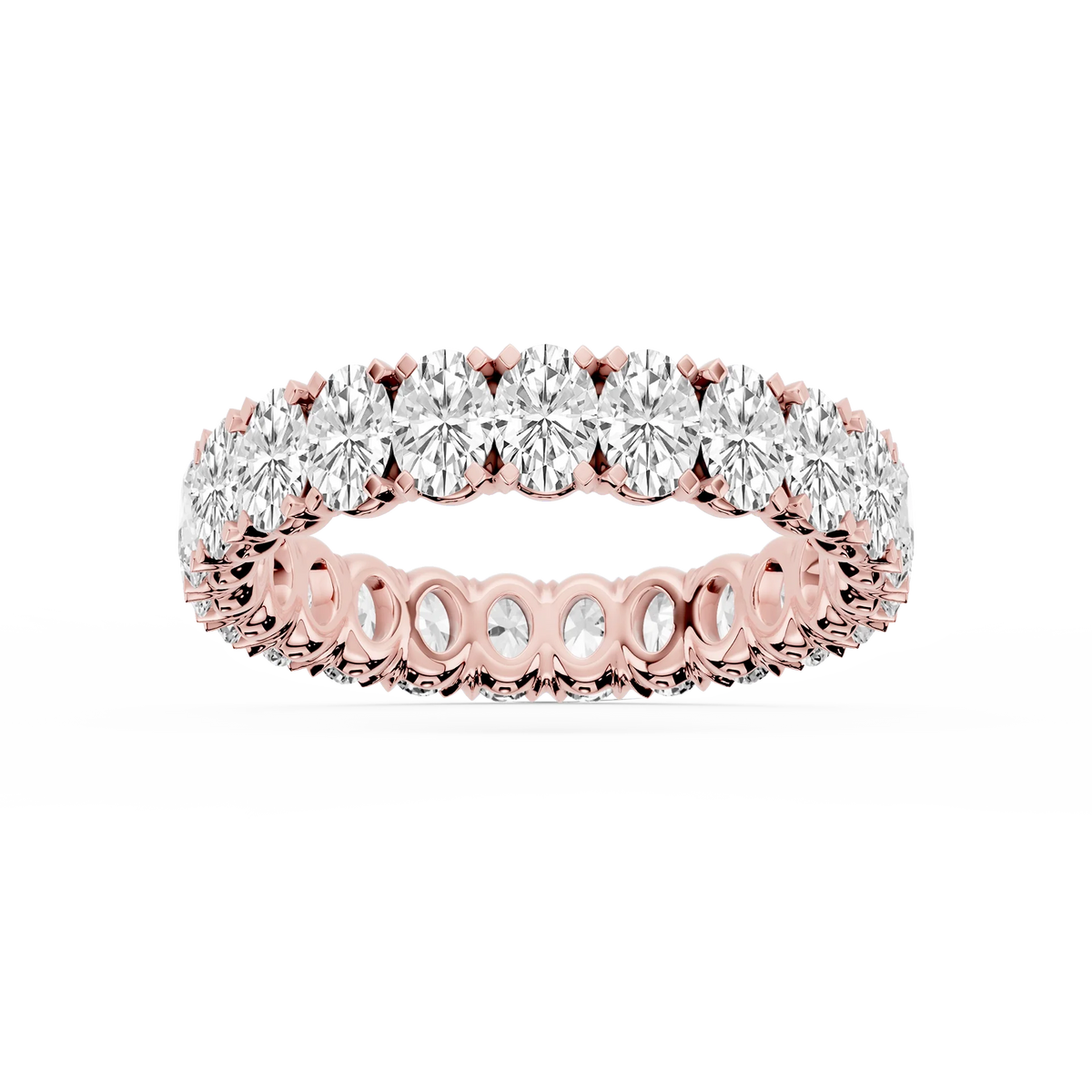 Lovea Mathilda Eternity Ring Ovalschliff – Roségold