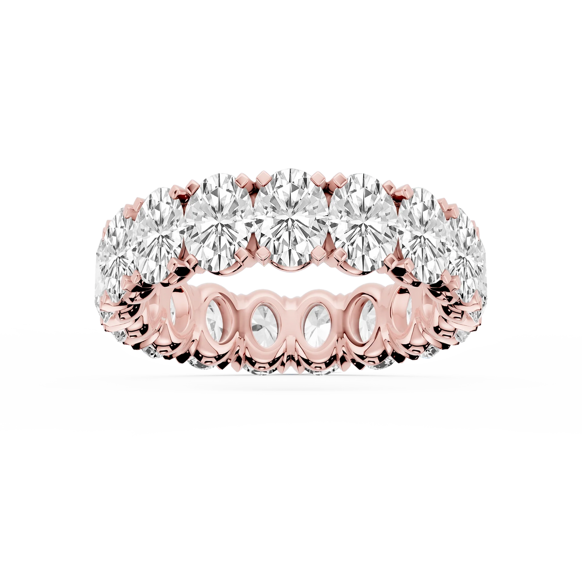 Lovea Mathilda Eternity Ring Ovalschliff – Roségold