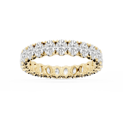 Lovea Mathilda Eternity Ring Ovalschliff – Gelbgold