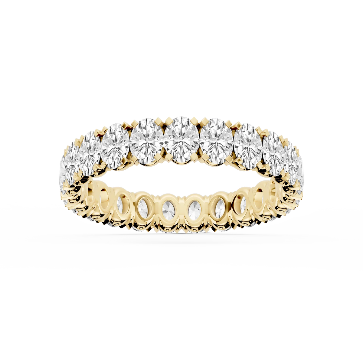 Lovea Mathilda Eternity Ring Ovalschliff – Gelbgold