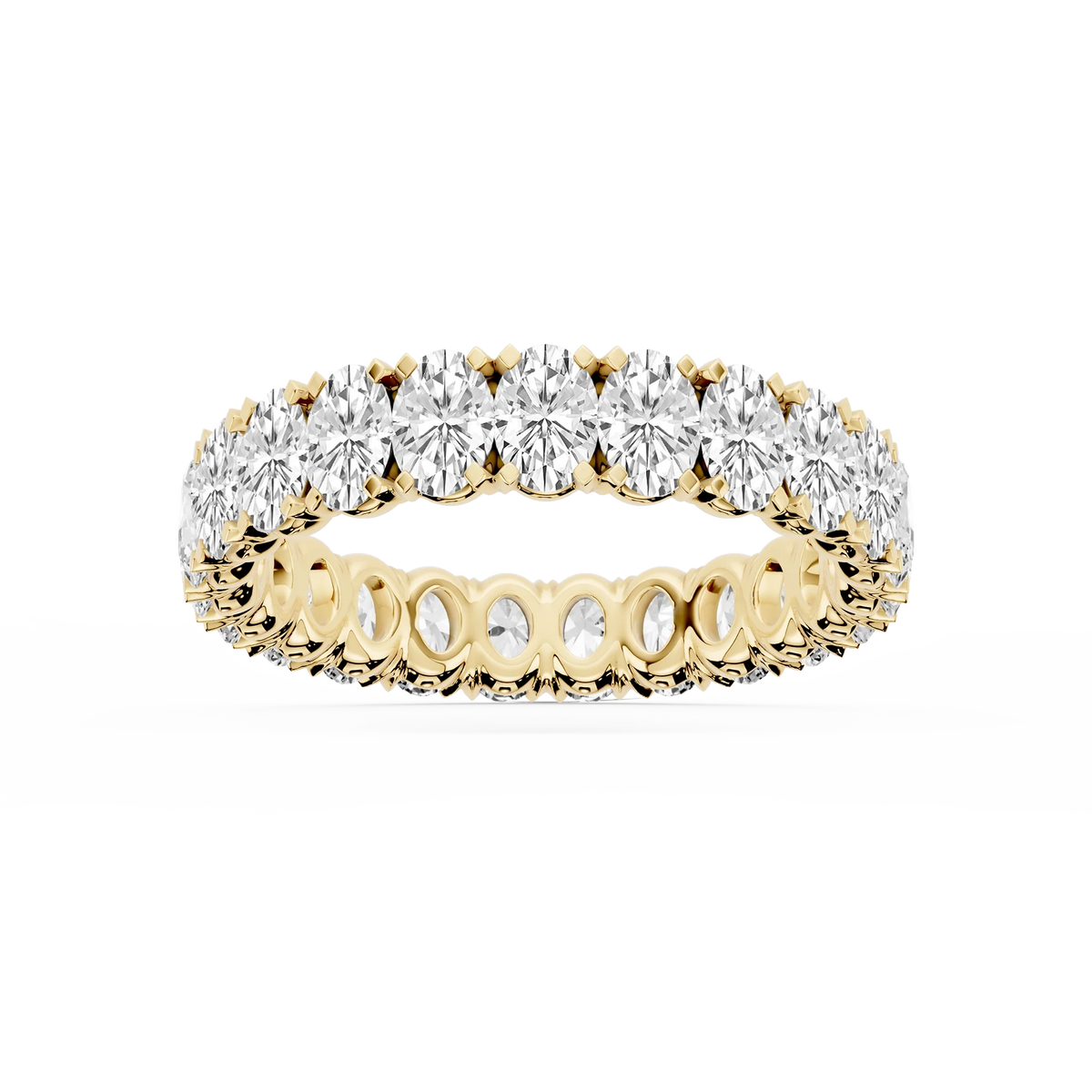 Lovea Mathilda Eternity Ring Ovalschliff – Gelbgold