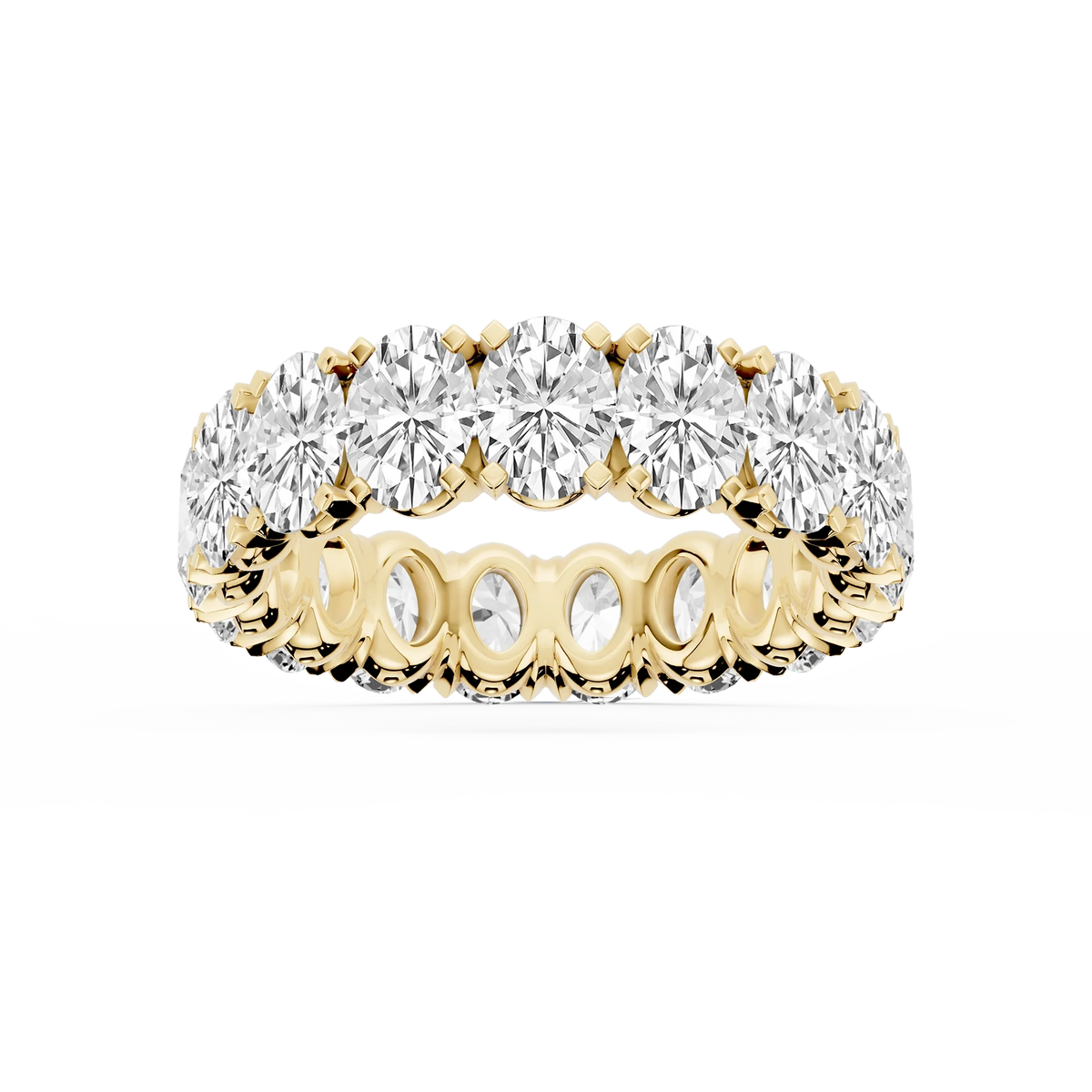 Lovea Mathilda Eternity Ring Ovalschliff – Gelbgold
