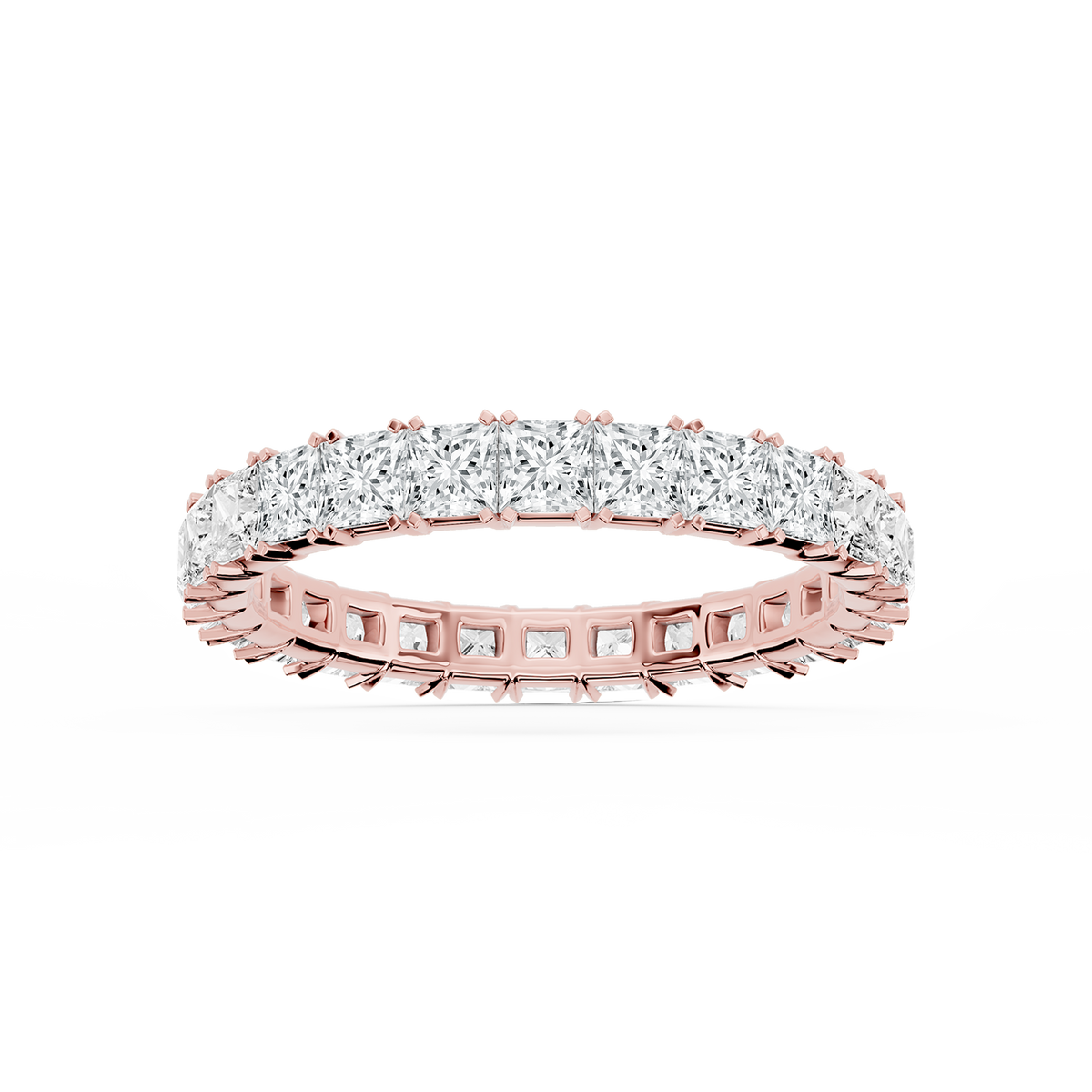 Lovea Mathilda Eternity Ring Prinzessschliff – Roségold