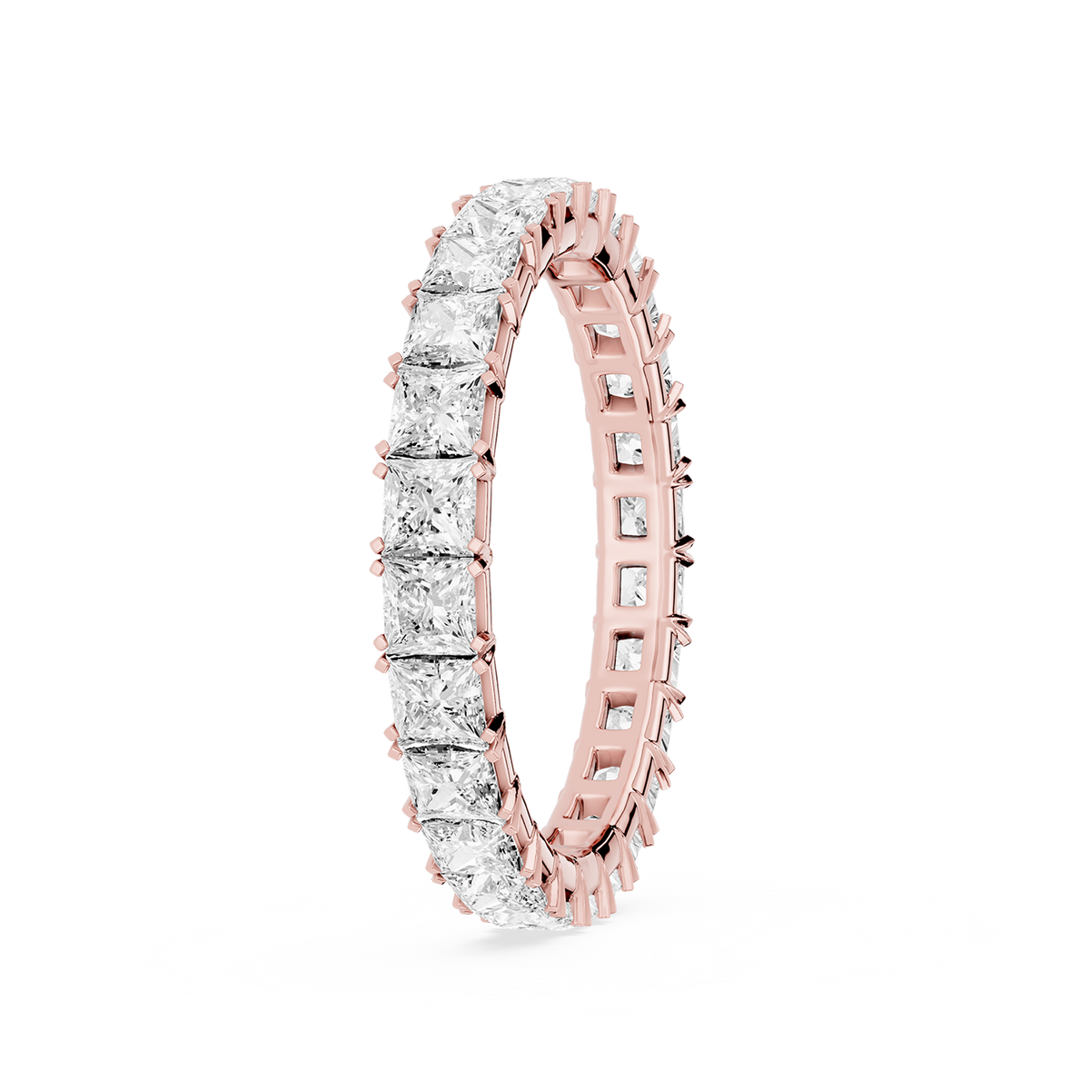 Lovea Mathilda Eternity Ring Prinzessschliff – Roségold