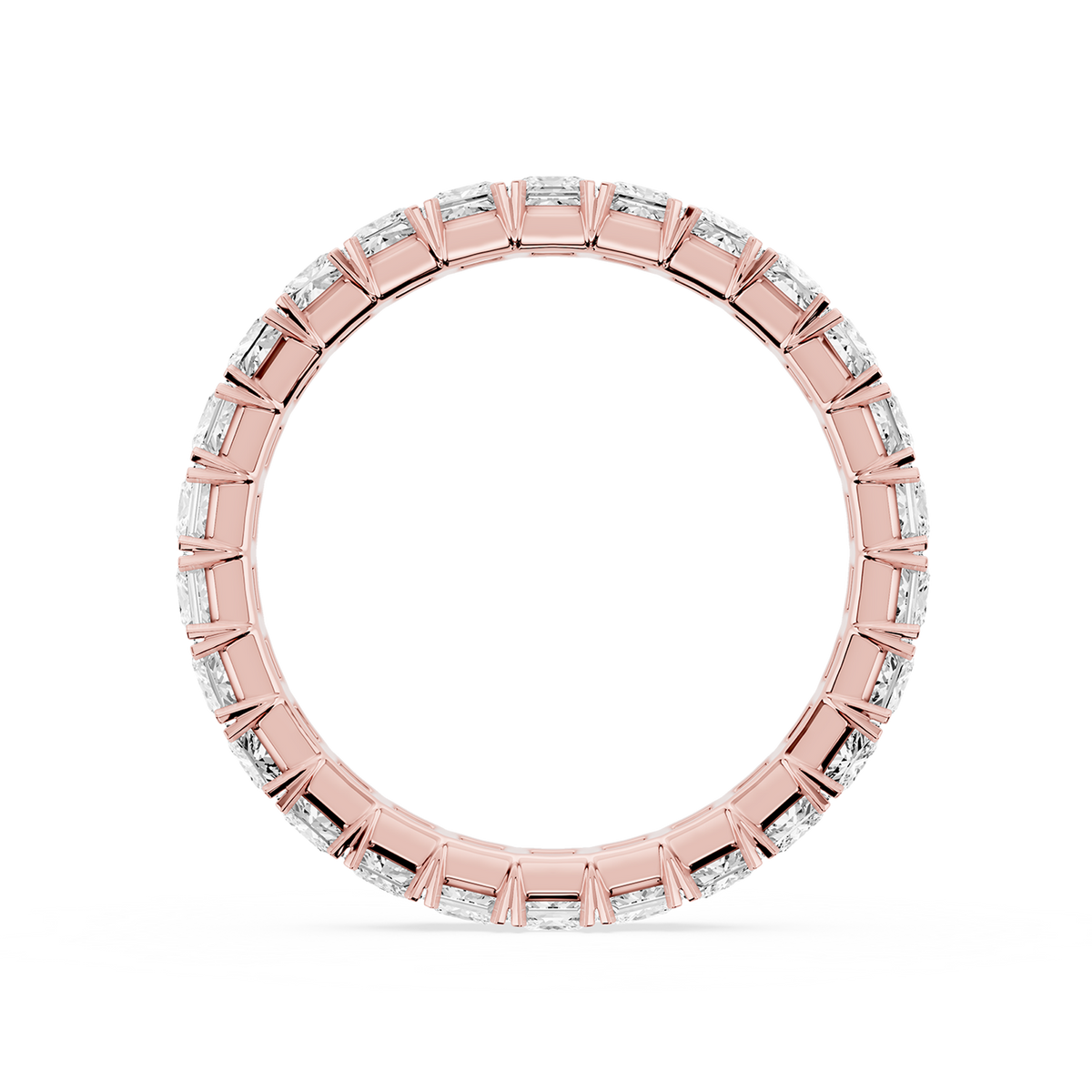 Lovea Mathilda Eternity Ring Prinzessschliff – Roségold