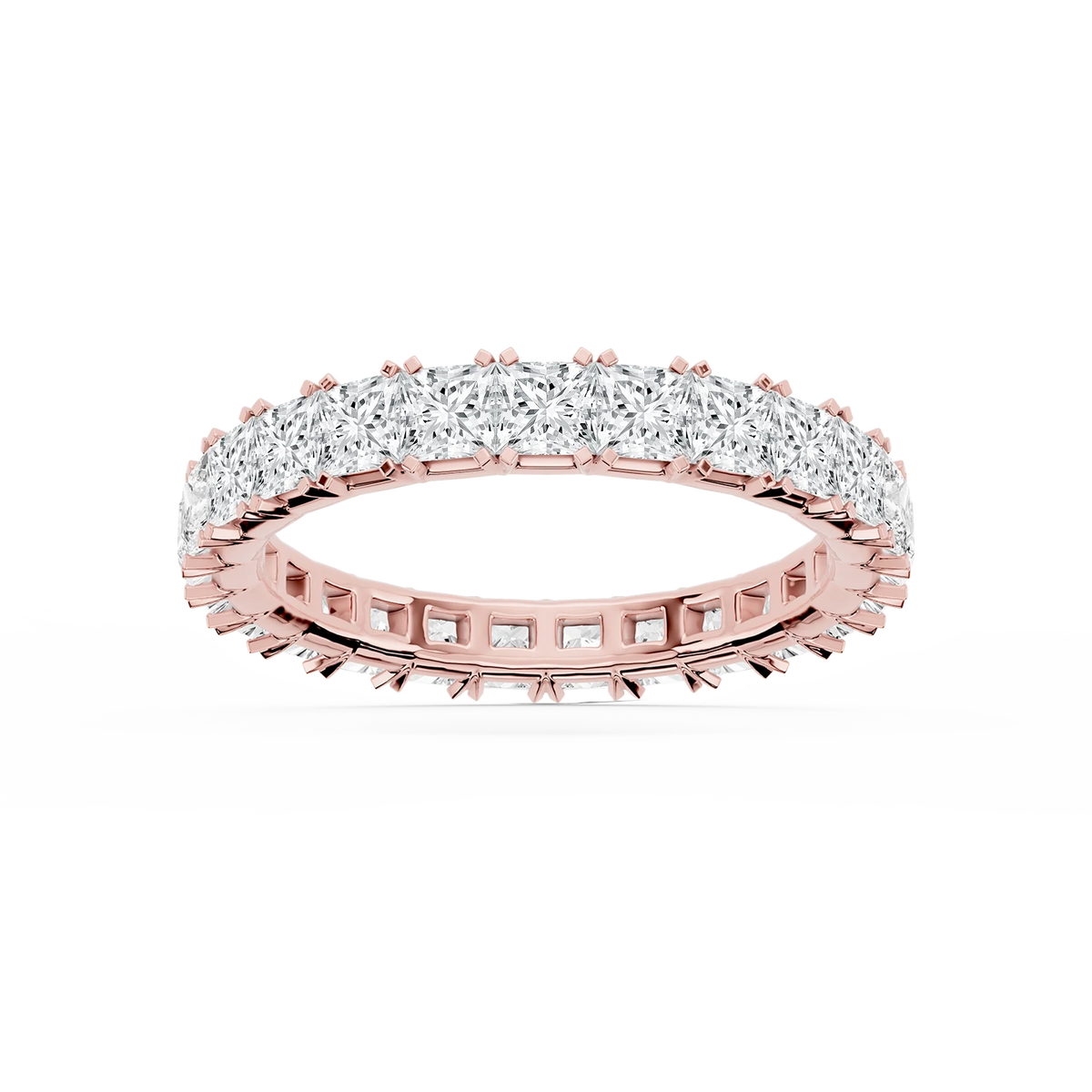 Lovea Mathilda Eternity Ring Prinzessschliff – Roségold