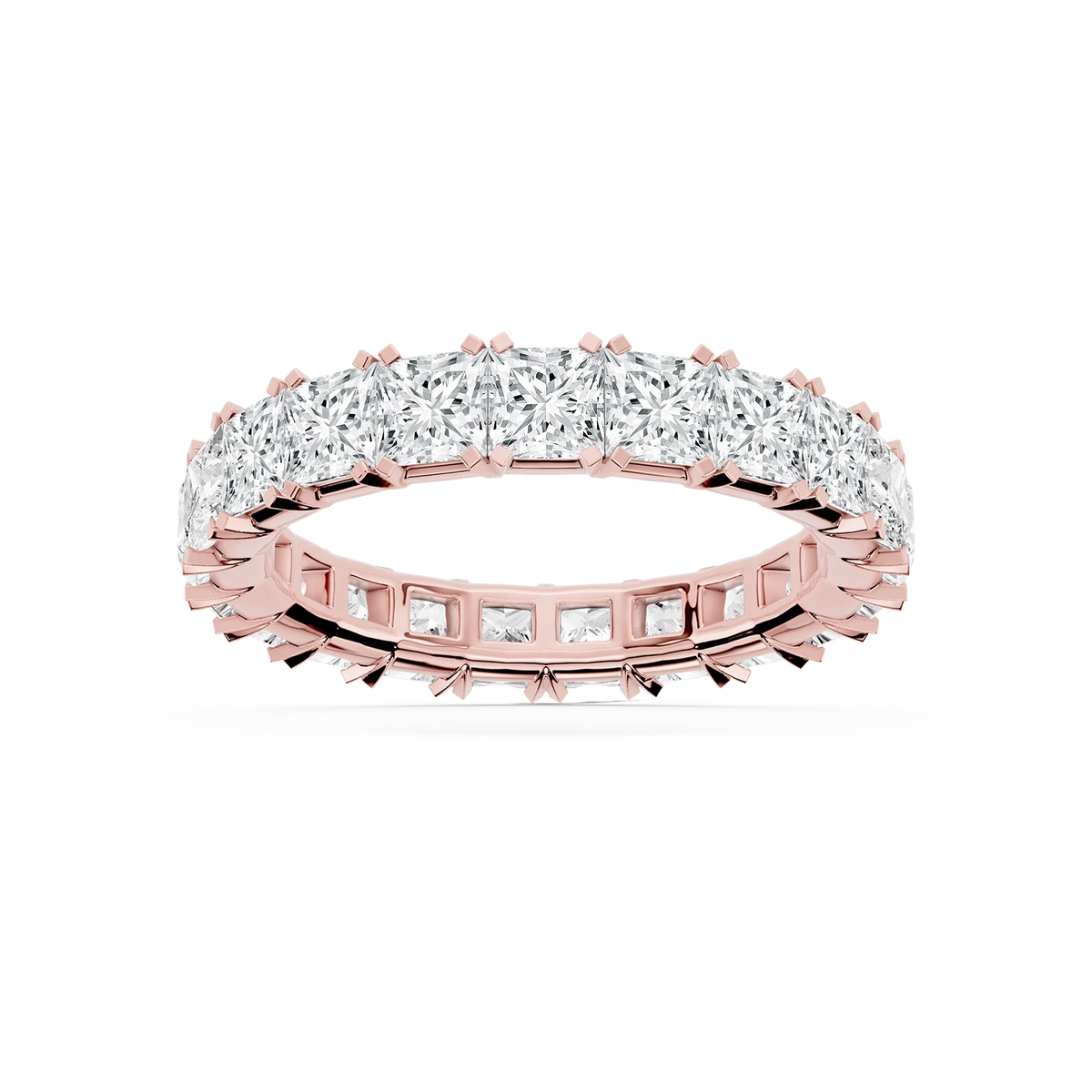Lovea Mathilda Eternity Ring Prinzessschliff – Roségold