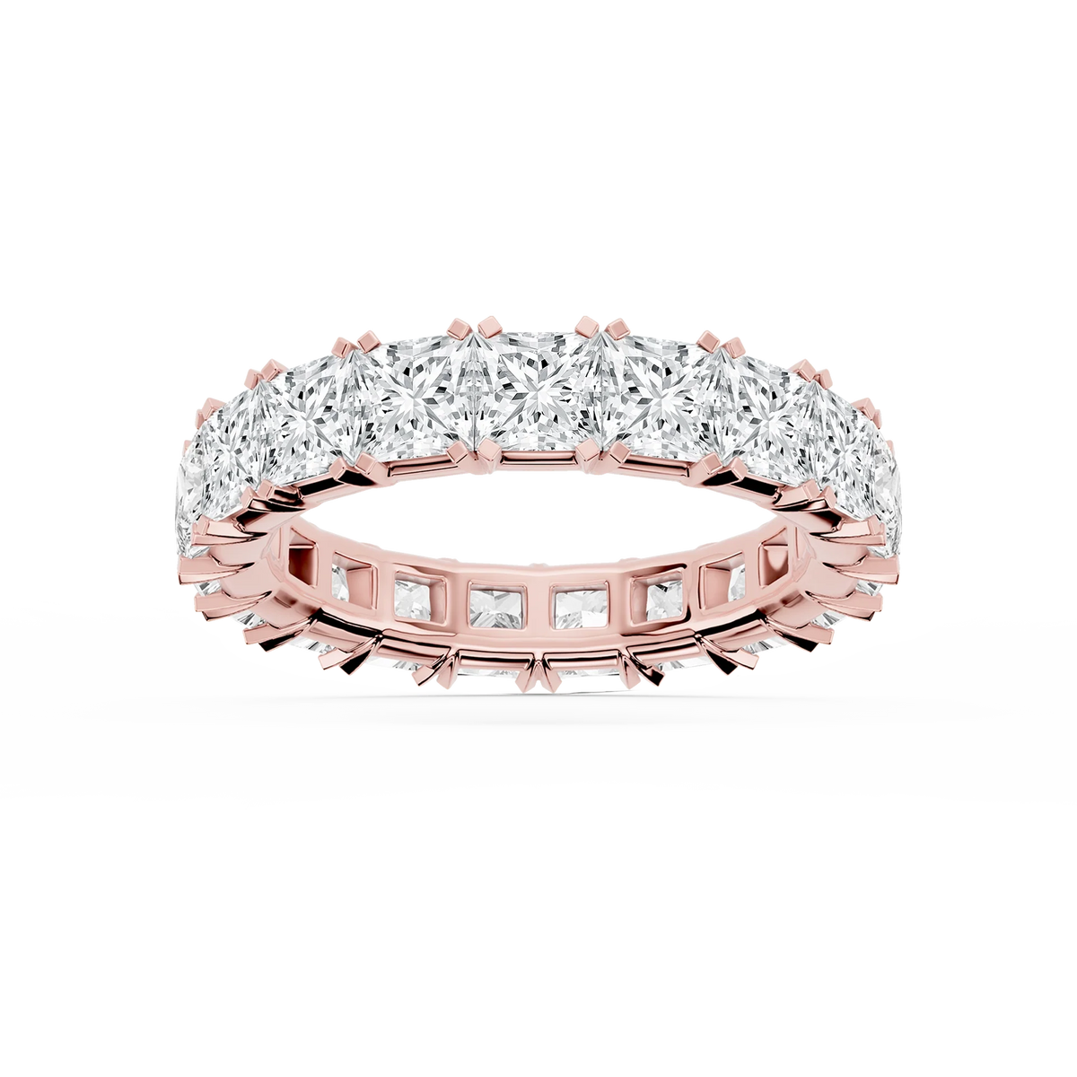 Lovea Mathilda Eternity Ring Prinzessschliff – Roségold