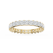 Lovea Mathilda Eternity Ring Prinzessschliff – Gelbgold