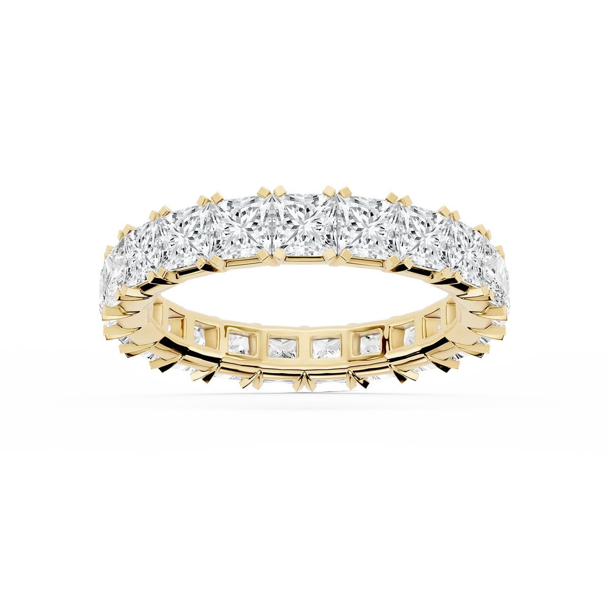 Lovea Mathilda Eternity Ring Prinzessschliff – Gelbgold