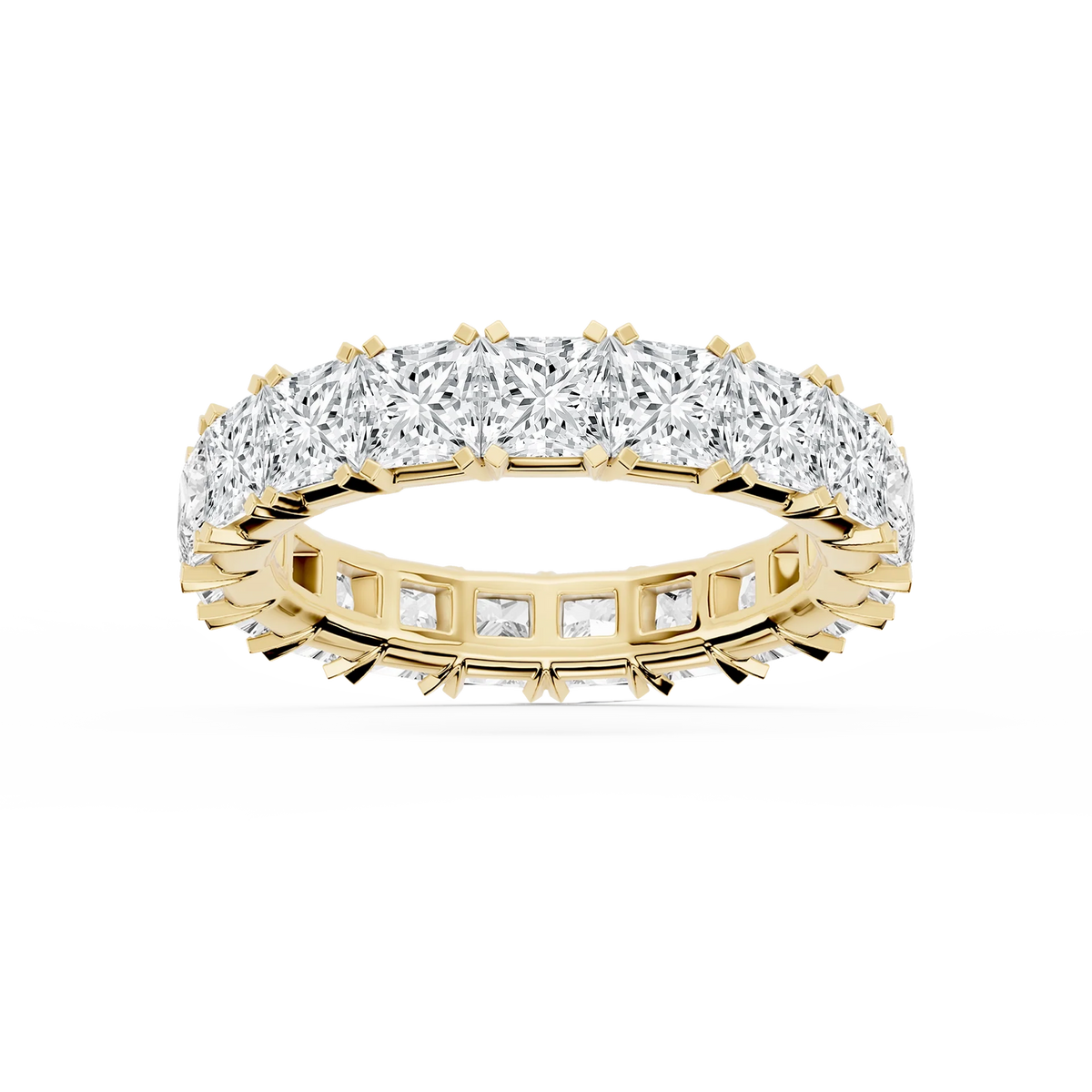 Lovea Mathilda Eternity Ring Prinzessschliff – Gelbgold