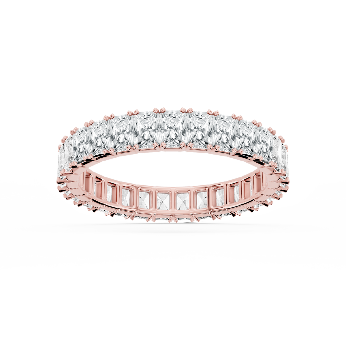Lovea Mathilda Eternity Ring Radiantschliff – Roségold