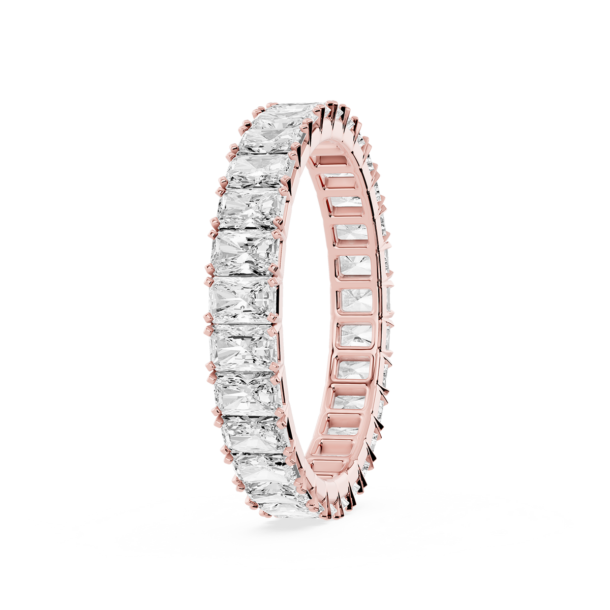 Lovea Mathilda Eternity Ring Radiantschliff – Roségold