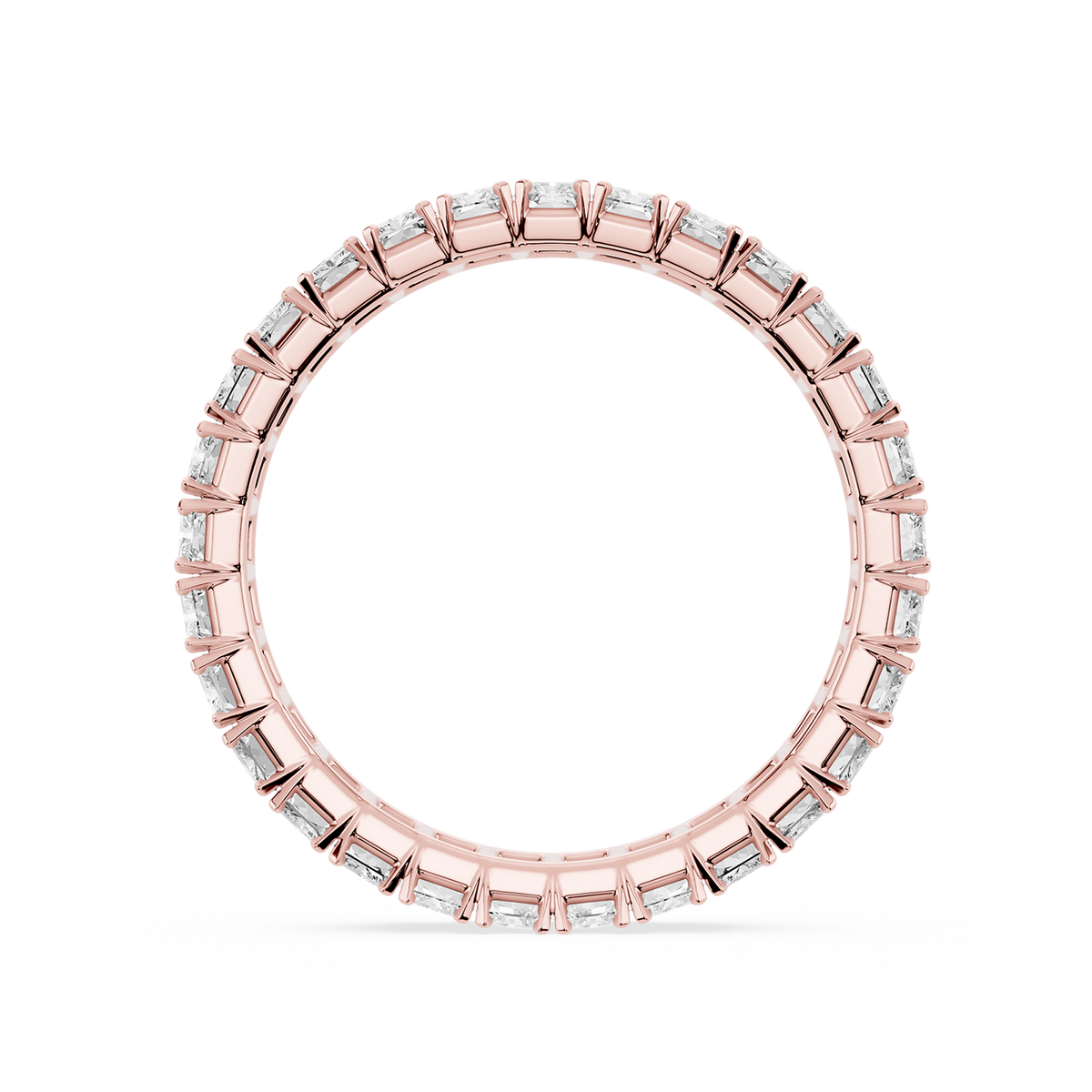 Lovea Mathilda Eternity Ring Radiantschliff – Roségold