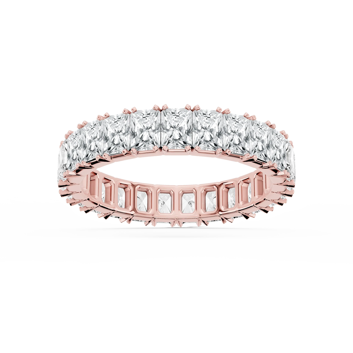 Lovea Mathilda Eternity Ring Radiantschliff – Roségold
