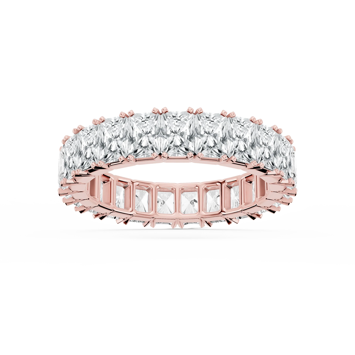 Lovea Mathilda Eternity Ring Radiantschliff – Roségold