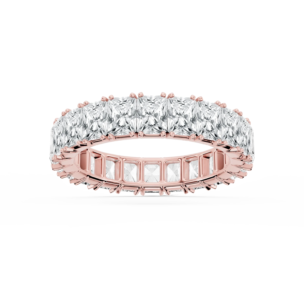 Lovea Mathilda Eternity Ring Radiantschliff – Roségold