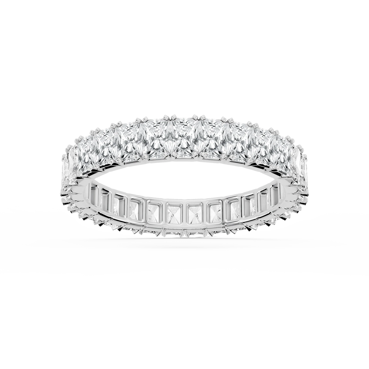 Lovea Mathilda Eternity Ring Radiantschliff – Weißgold