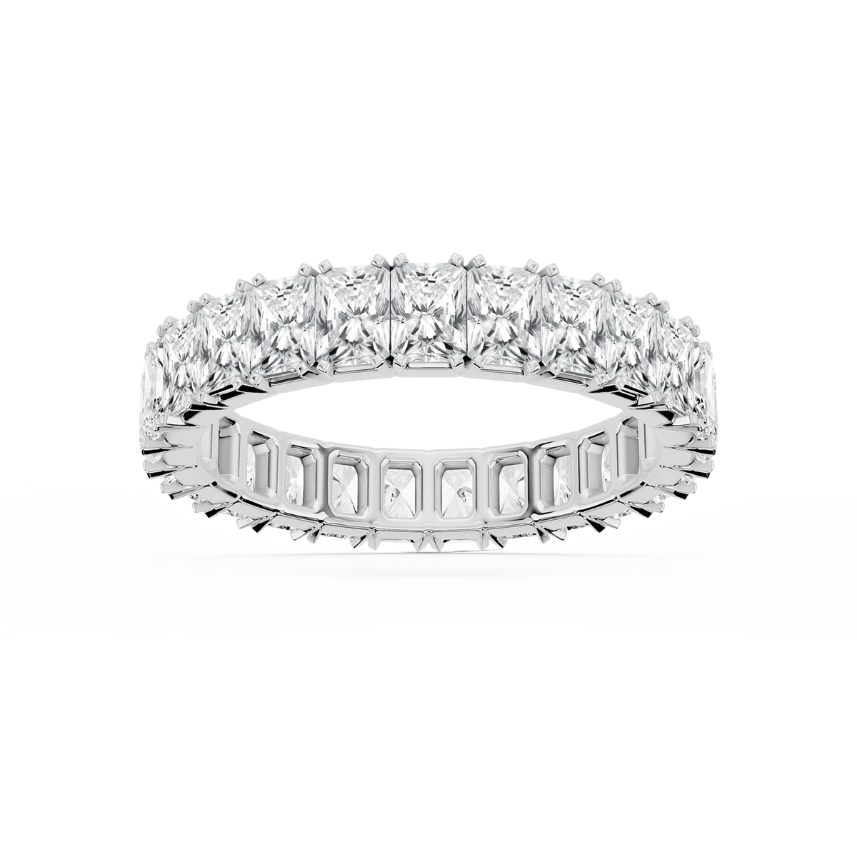 Lovea Mathilda Eternity Ring Radiantschliff – Weißgold
